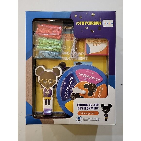 Brown Toy Box Maya Coding & App Development Kindergarden+ STEAM Kit NEW NIB - Picture 7 of 7